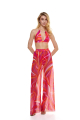 Pants, mesh, print La Linia Viva