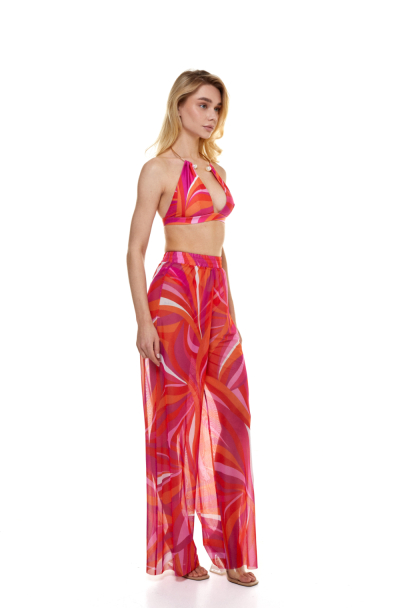 Pants, mesh, print La Linia Viva