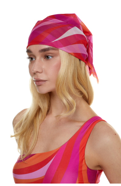 Head Scarf, Mesh, La Linia Viva, 60×60
