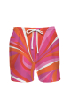 Men's swim shorts with "La Linia Viva" print