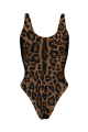 Printed One-Piece, Tank, Leopard