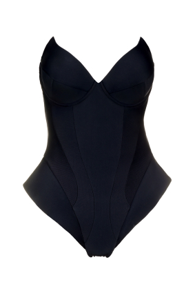 Solid One-Piece Swimsuit, Devil’s Muse