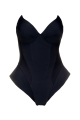 Solid One-Piece Swimsuit, Devil’s Muse