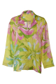 Shirt, Artificial Silk, "Flirt in Bloom" print