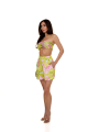 Women's shorts, Artificial Silk, "Flirt in Bloom" print