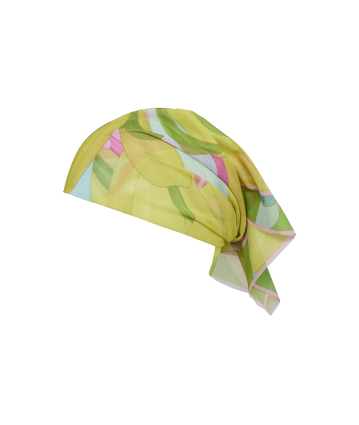 Head Scarf, Mesh, Flirt in Bloom, 60×60