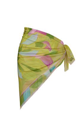 Headscarf, mesh, "Flirt in Bloom" print, 90х90