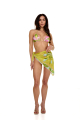 Headscarf, mesh, "Flirt in Bloom" print, 90х90