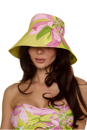 Bucket hat Flirt in Bloom  (wide fields)