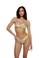 V bikini briefs with "Flirt in Bloom" print