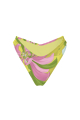 V bikini briefs with "Flirt in Bloom" print