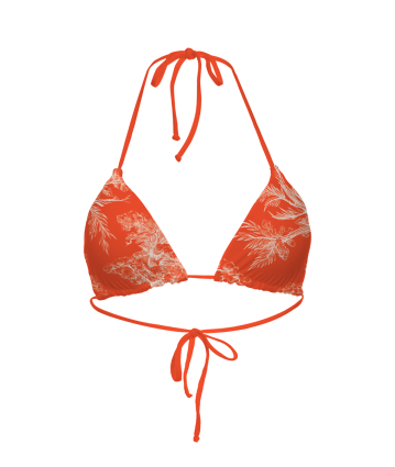 Triangle bikini top "Savage Sunset" print 
