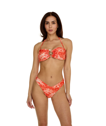 V bikini briefs with "Savage Sunset" print