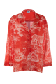 Shirt, Artificial Silk, "Savage Sunset" print