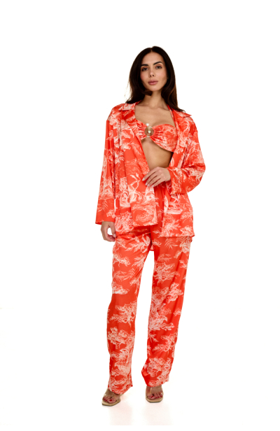 Women’s Pants, Eco Silk, Savage Sunset