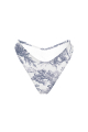 V bikini briefs with "Savage Garden" print