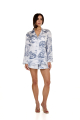 Shirt, Artificial Silk, "Savage Garden" print