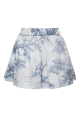 Women's shorts, Artificial Silk, "Savage Garden" print