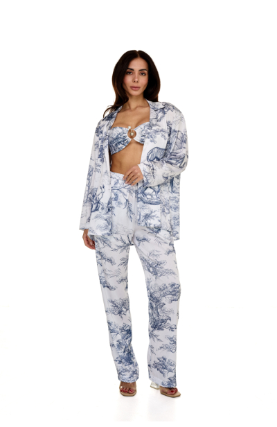 Women’s Pants, Eco Silk, Savage Garden