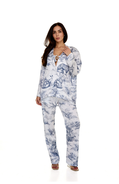 Women’s Pants, Eco Silk, Savage Garden