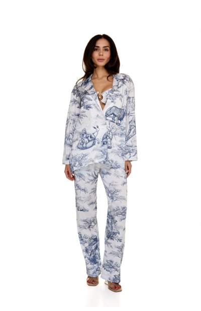 Women’s Pants, Eco Silk, Savage Garden