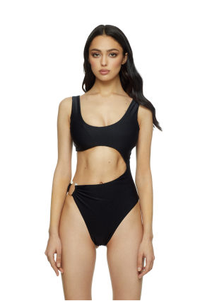 One pice swimsuit with the ring