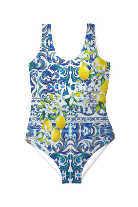 One-piece kids, T-shirt,  "Porto"  print