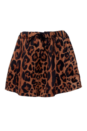 Women's shorts, "Leopard Natural" print