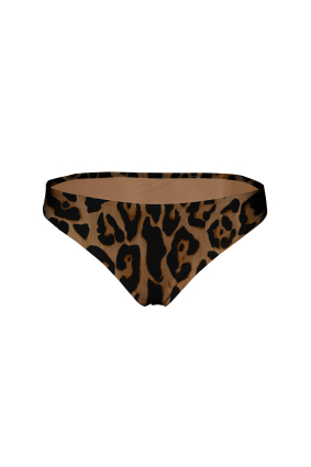 Bikini briefs with, "Leopard" print