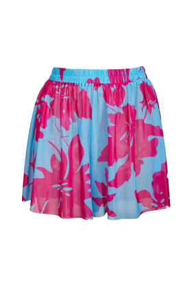 Shorts, mesh, Lagoon  print