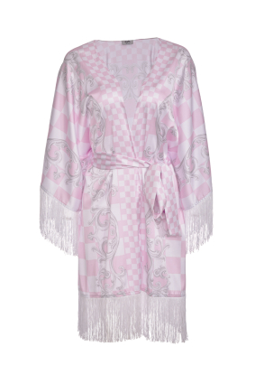 Tunic with "Versailles Rose" print 