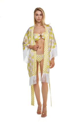 Tunic with "Versailles Lemon" print 