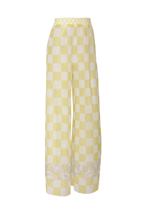 Pants, mesh, print Versailles Lemon