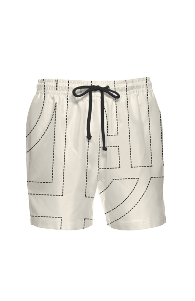 Men's swim shorts with "Madeira Pearl" print