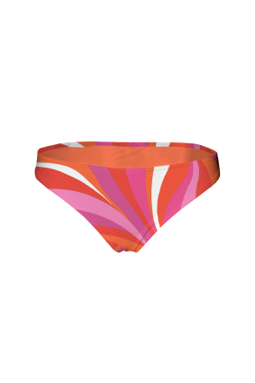 Bikini briefs with, "La Linia Viva" print