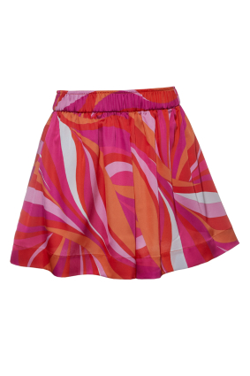 Women's shorts, Artificial Silk, "La Linia Vivan" print